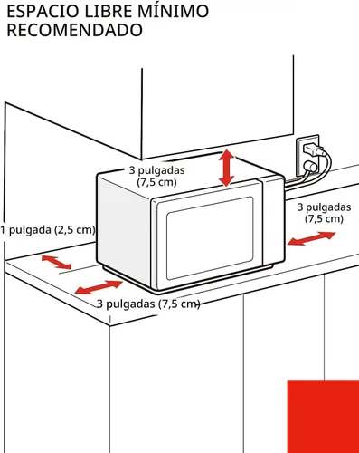 Vista 11 de TOSHIBA Horno de microondas combinado con freidora de aire 8 en 1 para encimera, con convección, parrilla, modo de eliminación de olores, plato
