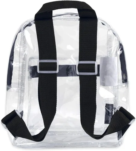 Vista 4 de MADISON & DAKOTA Clear Mini Backpacks for Beach, Travel - Stadium Approved Bag with Adjustable Straps