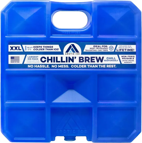 Vista 11 de Arctic Ice Chillin' Brew Series Long Lasting Reusable Ice Pack - Freezes at 28° Fahrenheit - Designed to Keep Beverages Colder Than Ice