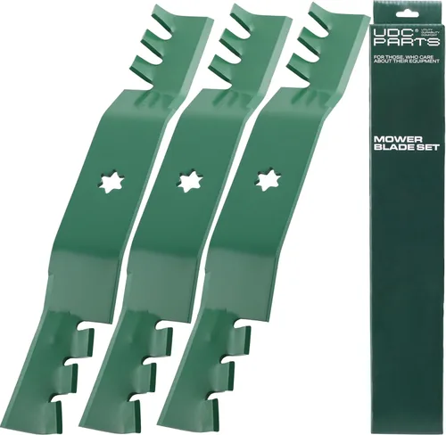 Vista 23 de UDC Parts 532173921 cuchillas de cortacésped para Husqvarna 48 pulgadas 173921 YTH2348 GTH2548 YTH2148 2748GLS YTH2448 YTH2748 YTH1848XP 532 17