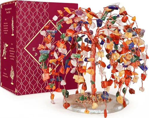 Vista 29 de Conjunto de árbol de cristal de 12 regalos únicos de cumpleaños para mujeres, hermana, mamá, decoración de oficina en el hogar, decoración