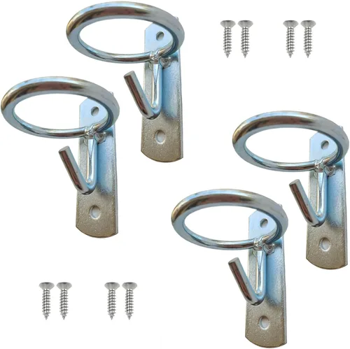 Vista 7 de Gancho para cubo de alimentación de caballo, soporte para cubo de agua para caballo/suministros estables (paquete de 2)