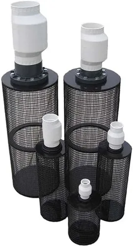 EasyPro PIF2 - Filtro de admisión de bomba centrífuga / Tubo de entrada de 2 pulgadas/Caudal recomendado: 90 gpm / 18" de largo x 11" de diámetro