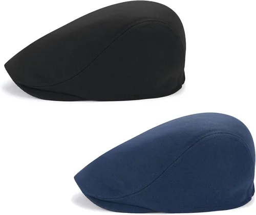 Sombrero de periódico para hombre, sombreros vintage Ivy Cabbie Conducción, gorra ajustada