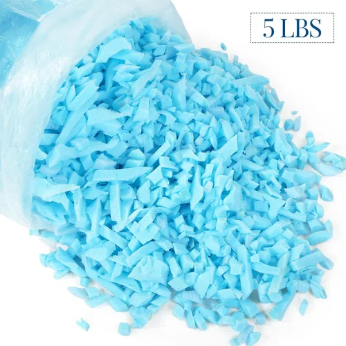 Vista 15 de Frienda Relleno de puf de 40 libras a granel, relleno de espuma viscoelástica, relleno de espuma suave triturada para relleno de puf, almohada