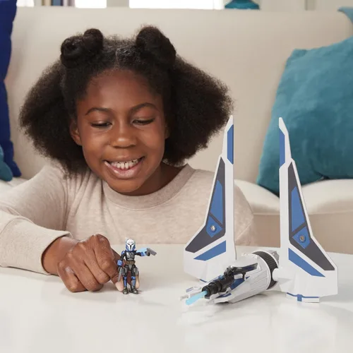 Vista 4 de Hasbro Mission Fleet Bo-Katan Guantelete Starfighter
