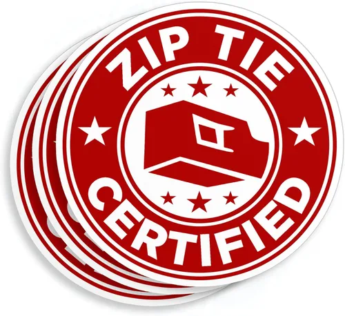 Calcomanías certificadas con lazo de cremallera de 2 pulgadas, para construcción, casco duro, técnico, mecánico, electricista, de 2 pulgadas,