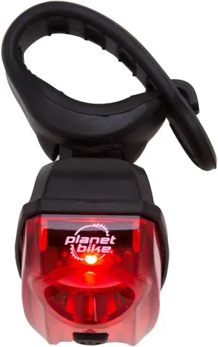 Vista 7 de Planet Bike Superflash 65R Luz trasera roja para bicicleta, recargable por USB, fácil de montar, luz trasera segura para uso múltiple (3096)