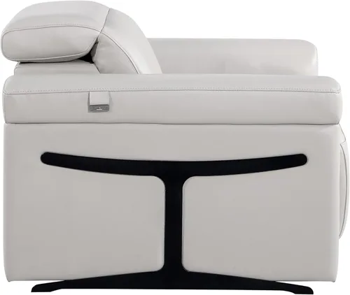 Vista 76 de Blackjack Furniture Mario - Silla eléctrica de cuero de grano superior con reposacabezas ajustables, cargadores USB para dispositivos, sofá