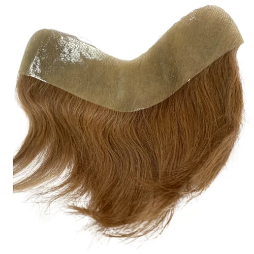 Vista 3 de Tupé de cabello humano 100 % de piel sintética para hombre, cabello frontal, para retroceso, sistemas de reemplazo de línea capilar natural #21