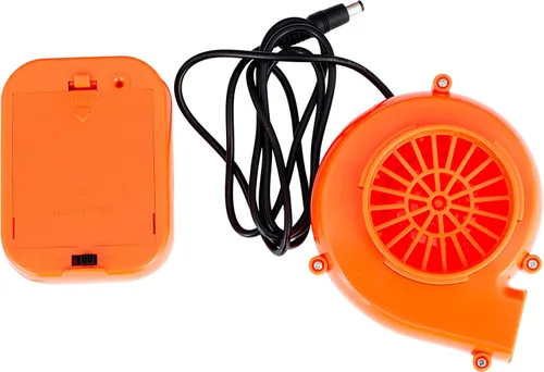 Vista 2 de Traje inflable de gordo, talla única , Anaranjado