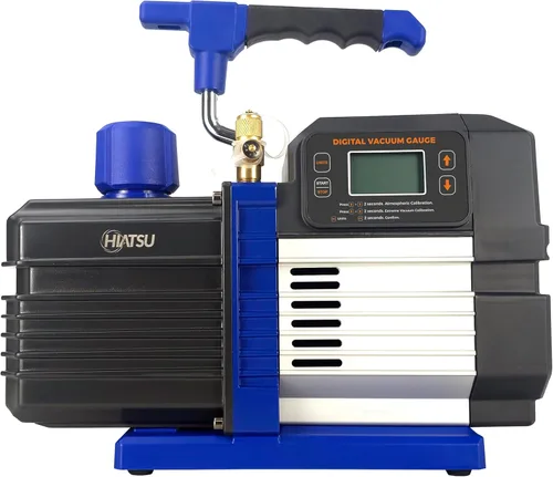 Vista 12 de Hiatsu Bomba de vacío de 4 CFM para sistema de aire acondicionado - Bomba de vacío HVAC - Bomba de vacío de aire acondicionado automotriz de 1/4 HP
