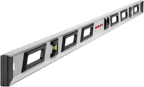 Vista 5 de SOLA 1711001 Nivel de alta precisión con 2 viales ampliados al 60%, 30 pulgadas, gris/negro