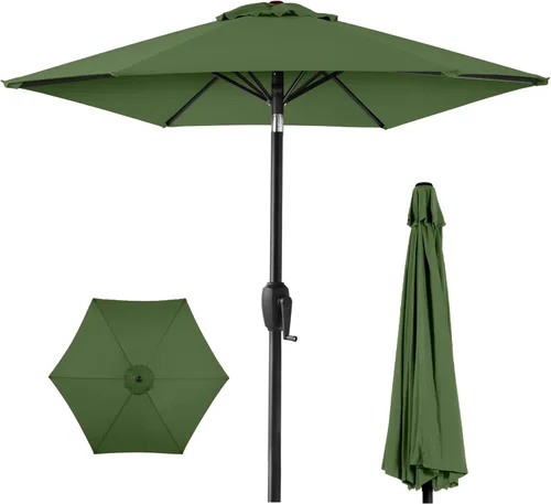 Vista 35 de Best Choice Products 7.5ft Outdoor Market Table Patio Umbrella w/Tilt, Easy Crank Lift