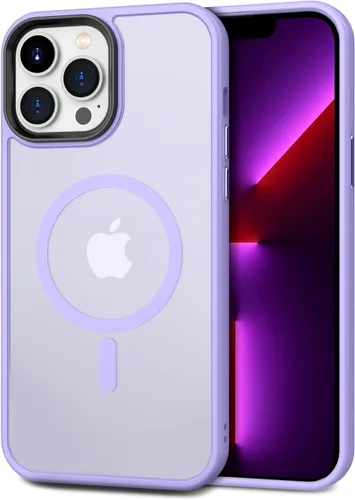 Vista 21 de CACOE Funda magnética para iPhone 12 y iPhone 12 Pro de 6.1 pulgadas - Compatible con MagSafe y soporte magnético para teléfono en el automóvil,