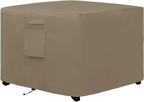 Vista 8 de Easy-Going Cubierta cuadrada para hoguera para exteriores, 32 pulgadas de largo x 32 pulgadas de ancho x 24 pulgadas de alto, cubierta duradera