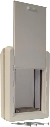 Vista 4 de Perfect Pet - Puerta para perro de bajo consumo para todo tipo de clima, pequeña, tamaño de solapa de 5 x 9.25 pulgadas