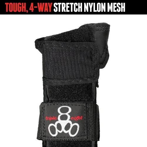 Vista 5 de Triple Eight WRISTSAVER Wrist Guards, Black – Ideal for Skateboarding, in-line Skating, and Roller Skating