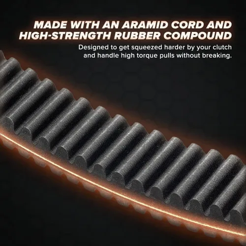 Vista 4 de SuperATV Correa de transmisión CVT de alta resistencia del mundo para Can-Am Maverick X3 2017-2020+ (ver ajuste), cable de fibra de aramida y goma