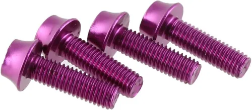 Vista 4 de Tornillos para jaula de botella de agua anodizados con precisión de Wolf Tooth