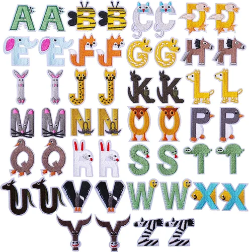 Vista 12 de AXEN 60 parches bordados para planchar, accesorios de bricolaje, parches decorativos surtidos aleatorios, bonitos apliques de costura