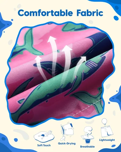 Vista 5 de maamgic - Trajes de baño para niños, pantalones cortos de natación para niños pequeños