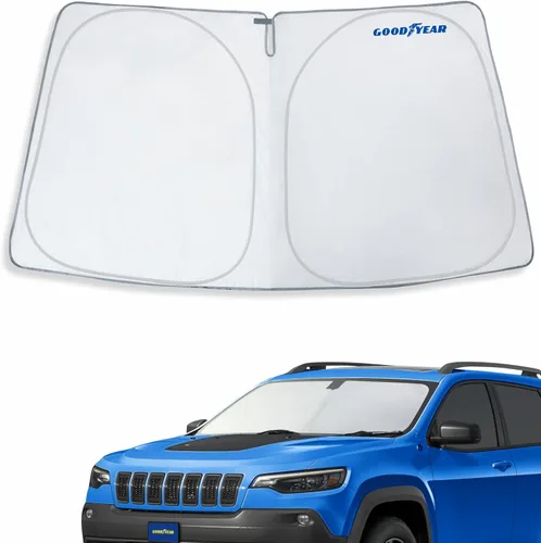 Vista 36 de Goodyear Parasol plegable para parabrisas Acura MDX 2022-2026, accesorios de automóvil, cubierta de parasol, parasol para parabrisas de automóvil
