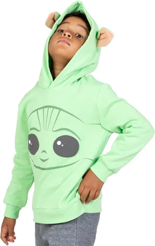 Vista 5 de STAR WARS The Mandalorian The Child Cosplay - Sudadera con capucha para bebés y niños grandes