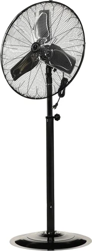 Vista 18 de TPI 8749202 CACU30WO Ventilador de pared comercial oscilante, 30 pulgadas, negro
