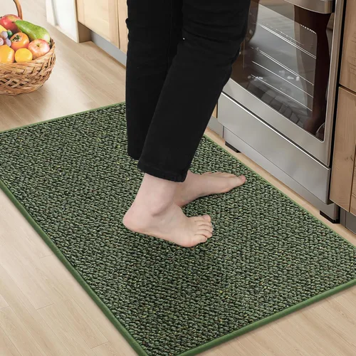 Vista 37 de BEQHAUSE Alfombras de cocina de 20 x 32 pulgadas, antideslizantes, para piso, súper absorbentes y resistentes a las manchas, lavables a máquina