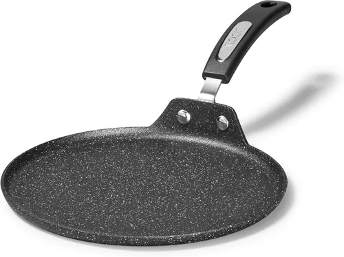 Vista 11 de Starfrit The Rock 25cm (10") Sartén antiadherente con parrilla - Aluminio forjado duradero - Apto para horno - Libre de PFOA - Fácil de limpiar