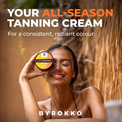 Vista 9 de BYROKKO Shine Brown Tan Accelerator Cream 7.1 onzas líquidas, aceite de bronceado para exteriores o interiores o loción para cama de bronceado