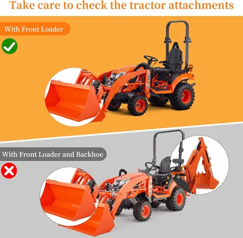Vista 5 de STARTWO Cubierta Completa para Tractor Impermeable de Servicio Pesado, Universal se Adapta a la Mayoría de Tractores Utilitarios Compactos