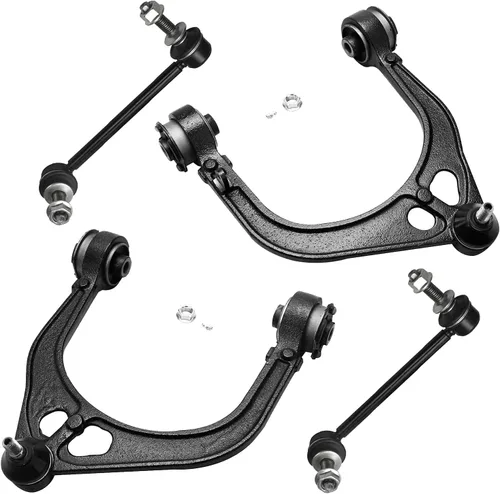 Vista 28 de Detroit Axle - Kit de suspensión frontal de 4 piezas para Chevrolet Aveo5 Aveo Pontiac G3 Wave Wave5 Suzuki Swift+, 2 brazos de control inferiores