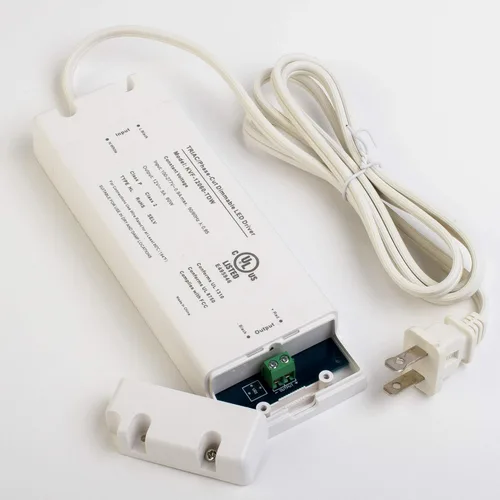 Vista 3 de Transformador de controlador regulable Triac de 12 V, certificación UL, 60 W, voltaje constante, clase 2, 100 V, fuente de alimentación de entrada