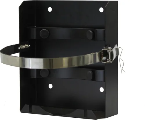 Vista 5 de Flame King Tanque de propano de 5 libras con medidor y soporte para parrillas, barbacoas, camping, pesca, actividades al aire libre