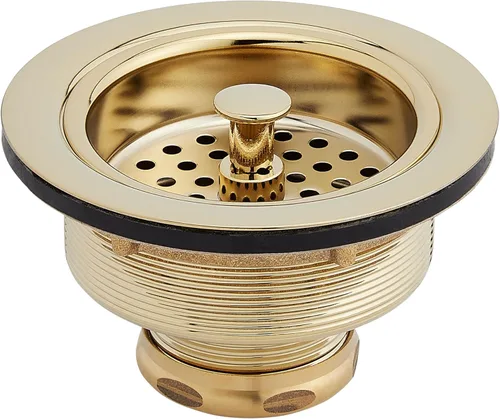 Vista 12 de Signature Hardware 482758 Colador de cesta de 4-1/2" con cordal - Latón envejecido