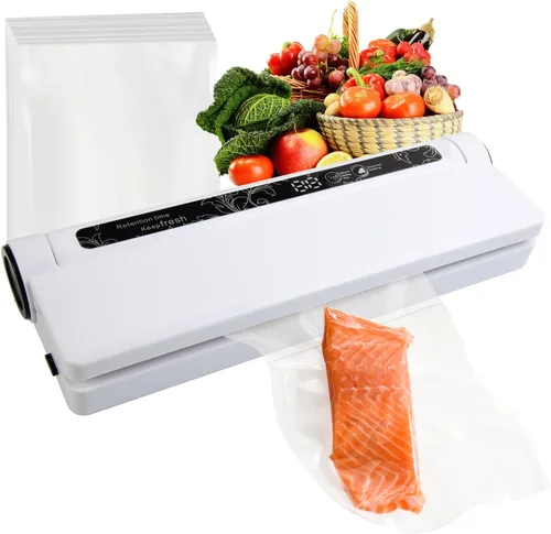 Sellador al vacío de alimentos Máquina de sellado térmico de mano portátil de plástico compacto bolsa selladora al vacío de mano para almacenamiento