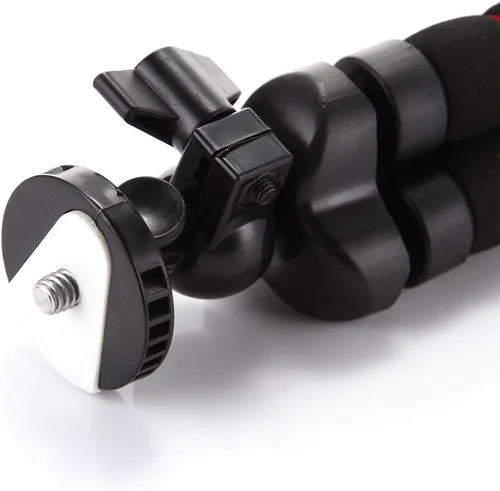 Vista 9 de FocusFoto Octopus Soporte de trípode portátil flexible 1/4 '' montaje de tornillo para cámara digital DV acción cámara DSLR tamaño mediano