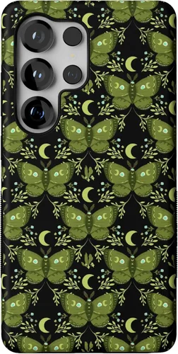Vista 208 de Casely Funda para Galaxy S9 Postura de cadáver Yoga de esqueleto Diseño protector delgado esencial de doble capa