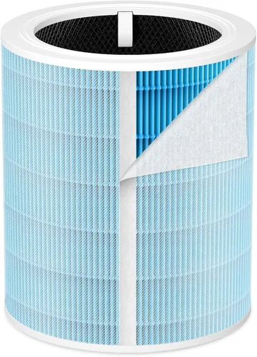 Filtro de Reemplazo para Eliminación de Humos Core 600S Compatible con Purificador de Aire LEVOIT Core 600S/ Core 600S-P, Filtro 4-en-1 HEPA y
