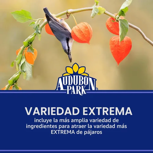 Vista 4 de Audubon Park Extreme Variety - Semillas de aves silvestres para comederos exteriores, bolsa de 15 libras