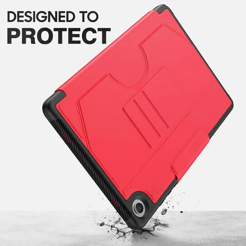 Vista 5 de HXCASEAC Funda para tablet Samsung A9 Plus con soporte magnético de 5 ángulos, apagado y encendido automático, soporte de imanes fuertes para pegar