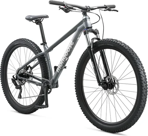 Mongoose Switchback - Bicicleta de montaña para hombres y mujeres, transmisión de 8 a 10 velocidades con palanca de cambios de gatillo, ruedas de