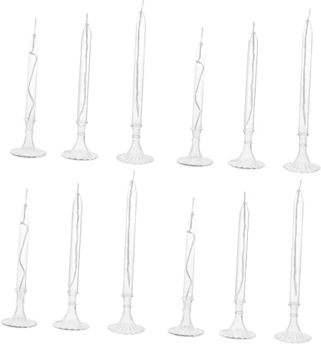 12pcs lámpara de cristal de queroseno elegante botella de aceite luces para decoración interior para bodas, día de San Valentín y regalo para el