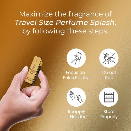 Vista 3 de Paco Rabanne 1 Million Perfume para Hombre – Mini Eau de Toilette Splash, 0.17 Fl Oz