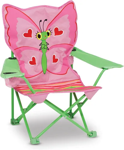 Melissa & Doug Bella Butterfly Silla de exterior para niños (embalaje sin frustraciones)