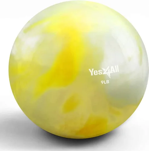 Vista 27 de Yes4All - Bolas de tonificación con peso para ejercicio, bolas medicinales suaves para ejercicio, pilates, yoga, equilibrio, flexibilidad, 2-10