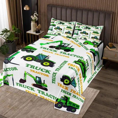 Vista 8 de Juego de colcha con temática de caballito de mar con temática de criaturas oceánicas para niños, niñas, adolescentes, decoración de habitación de un