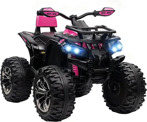 Vista 14 de Aosom 12V 10AH Ride on ATV with Dual Motors, 5 MPH Max Speed, Blue